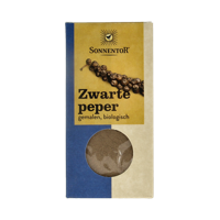Sonnentor Peper zwart gemalen bio 50 Gram