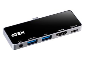 ATEN UH3238 USB-C reisdockingstation met Power Passthrough