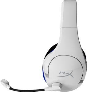 HyperX Cloud Stinger Core Over Ear headset Gamen Radiografisch Stereo Wit, Blauw Volumeregeling, Microfoon uitschakelbaar (mute)
