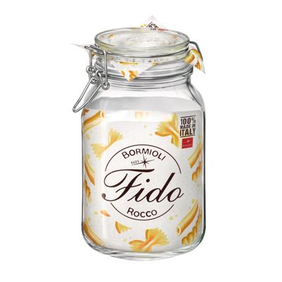 Bormioli Rocco Voorraadpot / weckpot - transparant - glas - 21 x 13 cm - 2 Liter