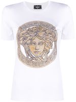 Versace t-shirt La Medusa orné de cristaux - Blanc - thumbnail