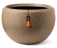 Vaas bol Arc Granite 177 x 120 warm taupe bloempot Capi Europe - Capi europe