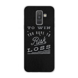 Risk loss: Samsung Galaxy A6 Plus (2018) Transparant Hoesje