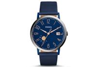 Horlogeband Fossil ES4107 Leder Blauw 20mm - thumbnail