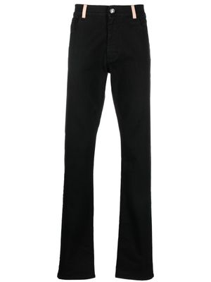 Billionaire jean droit à taille mi-haute - Noir