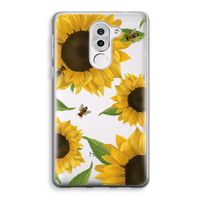 Sunflower and bees: Honor 6X Transparant Hoesje