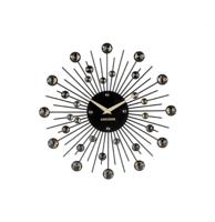 Karlsson Wand Klok Sunburst Medium 30cm - Zwart