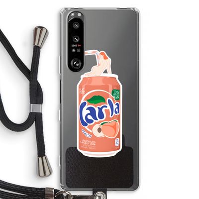 S(peach)less: Sony Xperia 1 III Transparant Hoesje met koord