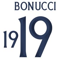 Bonucci 19 (Officiële Italië Away Bedrukking 2023-2024)