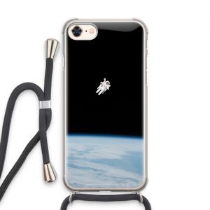 Alone in Space: iPhone 8 Transparant Hoesje met koord