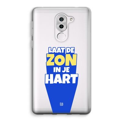 Laat de zon in je hart: Honor 6X Transparant Hoesje