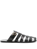 Ancient Greek Sandals sandales Cosmo en cuir - Noir - thumbnail