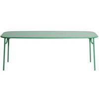 Petite Friture Week-end tuintafel 220x85 met dicht blad Mint Green