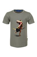 Someone Jongens t-shirt - Vulcano-SB-02-C - Oud groen - thumbnail
