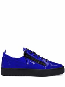 Giuseppe Zanotti baskets Frankie en cuir - Bleu