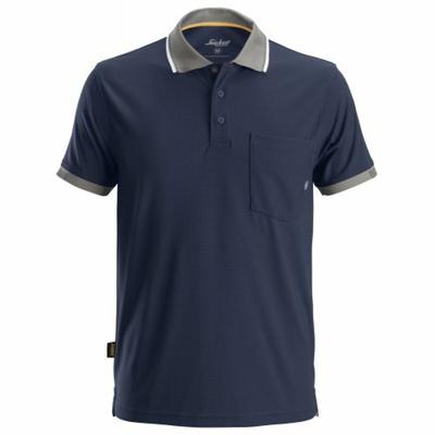 Herenpolo met Korte Mouwen Snickers Workwear 2724 Polo AllroundWork Technology 37.5® Marineblauw Maat M
