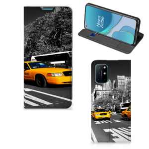 OnePlus 8T Book Cover New York Taxi