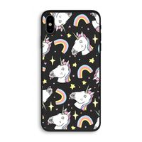 Rainbow Unicorn: iPhone XS Biologisch afbreekbaar hoesje