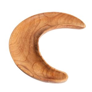 Houten Edelsteen Oplaadschaal Maan 25x20x3,5 cm