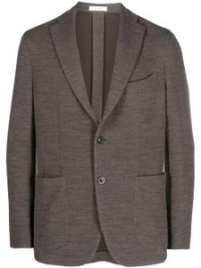 Boglioli blazer à simple boutonnage - Marron