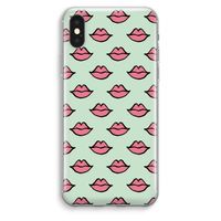Lipjes: iPhone XS Max Transparant Hoesje Lipjes: iPhone XS Max Transparant Hoesje