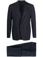 Tagliatore single-breasted virgin-wool suit - Bleu - thumbnail