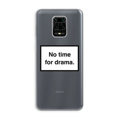 No drama: Xiaomi Redmi Note 9 Pro Transparant Hoesje