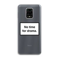 No drama: Xiaomi Redmi Note 9 Pro Transparant Hoesje