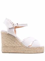 Castañer espadrilles compensées Bromelia 110 mm - Blanc