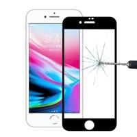 Voor iPhone 8 Plus 0 26 mm 9H oppervlakte hardheid 2.5D explosieveilige volledige scherm zeefdruk getemperd glas scherm Film (zwart)