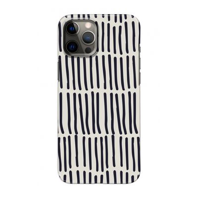 Moroccan stripes: Volledig geprint iPhone 12 Hoesje