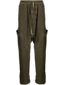 Boris Bidjan Saberi drawstring-waist track pants - Jaune