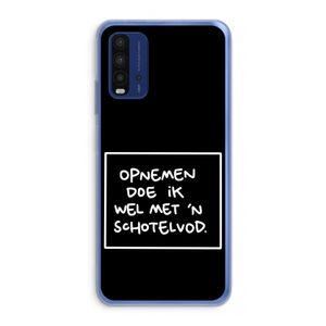 Schotelvod: Xiaomi Redmi 9T Transparant Hoesje