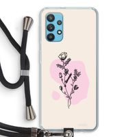 Roses are red: Samsung Galaxy A32 4G Transparant Hoesje met koord