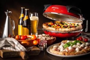 Ariete 0909/10 pizzamaker en -oven 1 pizza('s) 1200 W Zwart, Rood