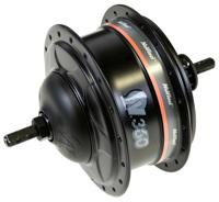 Shimano Nuvinci n360 achternaaf rollerbrake / v-brake 36 gaats zwart kaal