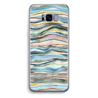 Watercolor Agate: Samsung Galaxy S8 Plus Transparant Hoesje