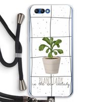 Kamerplant op vensterruit: Honor 10 Transparant Hoesje met koord