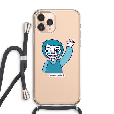 Zwaai: iPhone 11 Pro Max Transparant Hoesje met koord