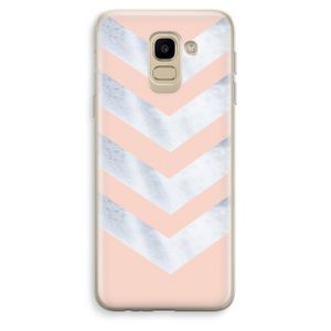 Marmeren pijlen: Samsung Galaxy J6 (2018) Transparant Hoesje
