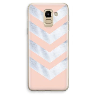 Marmeren pijlen: Samsung Galaxy J6 (2018) Transparant Hoesje