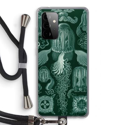 Haeckel Cubomedusae: Samsung Galaxy A72 5G Transparant Hoesje met koord