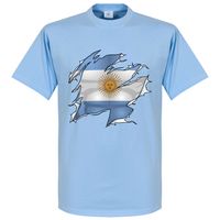 Argentinië Ripped Flag T-Shirt