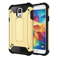 Voor Galaxy S5 / G900 Tough Armor TPU + PC combinatie Case(Gold)