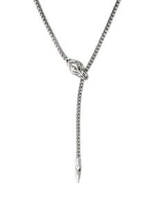 John Hardy collier Naga Lariat en argent sterling