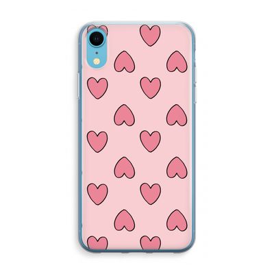 Ondersteboven verliefd: iPhone XR Transparant Hoesje
