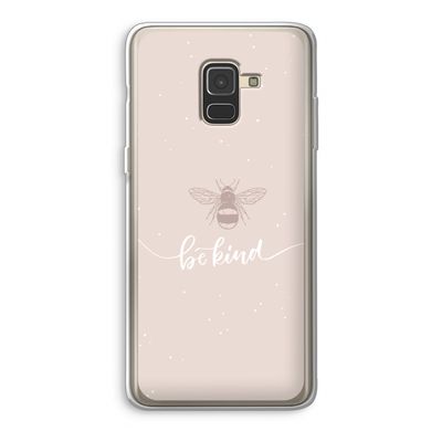 Be(e) kind: Samsung Galaxy A8 (2018) Transparant Hoesje