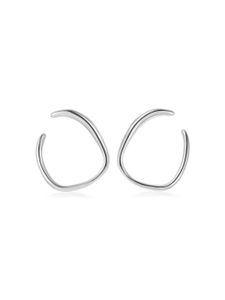 Monica Vinader boucles d'oreilles Nura Reef - Argent