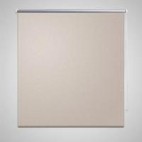 VidaXL Rolgordijn verduisterend 144,4 x 175 cm stofbreedte 140 cm beige