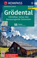 Wandelgids 5732 Kompass Wanderführer Grödental, Villnösstal, Seiser Alm | Kompass